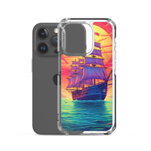 Load image into Gallery viewer, ship&#39;s sail-Neon / Clear Case for iPhone®
